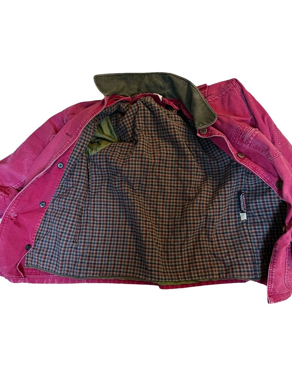 Vintage L.L.Bean Cranberry Barn Coat | Corduroy Collar | Made in USA - Picture 3 of 7
